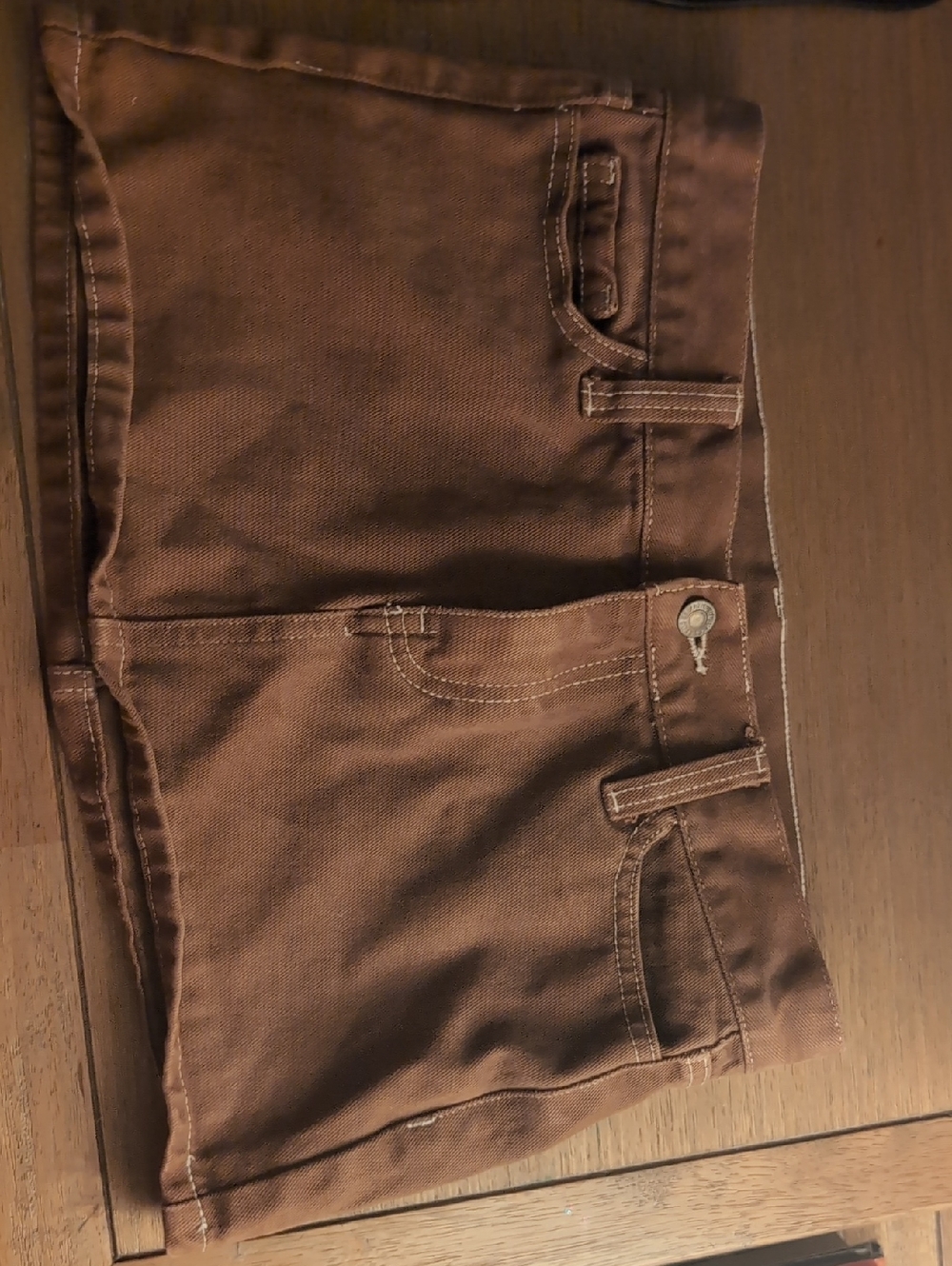 🤎 brandy melville brown jean skirt 🤎